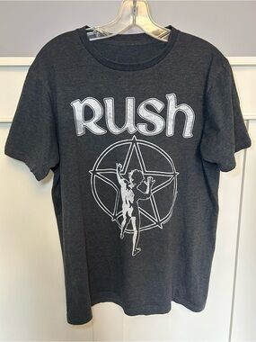 Vintage Rush pentagram band t-shirt
